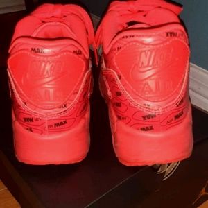SOLD! NIKE Air Max 90 "Just do it" Crimson